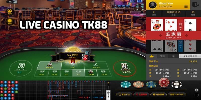 Tổng quan nhà cái live casino TK88