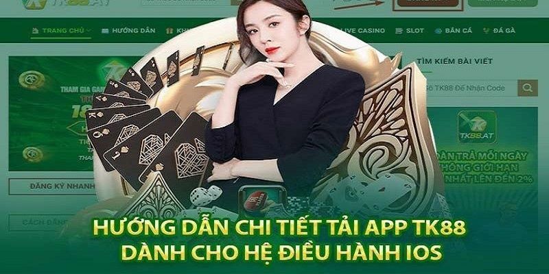 Thao tác tải app TK88x về thiết bị IOS